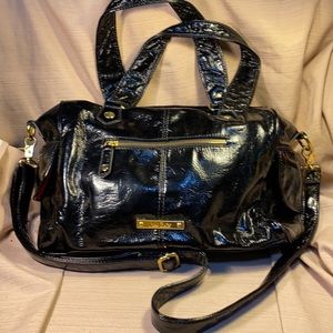 Miss Gustto almost NEW shiny bag, detachable strap
